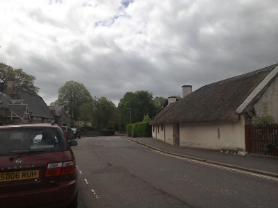Burns Cottage from the same view today